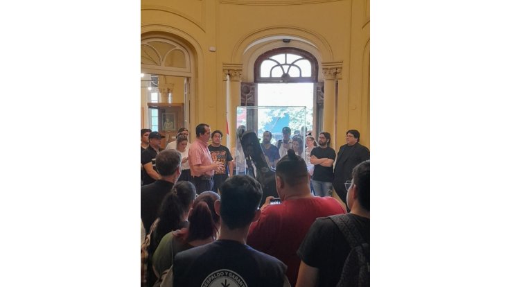 Estudiantes de la Escuela de Música AIE - Paraguay